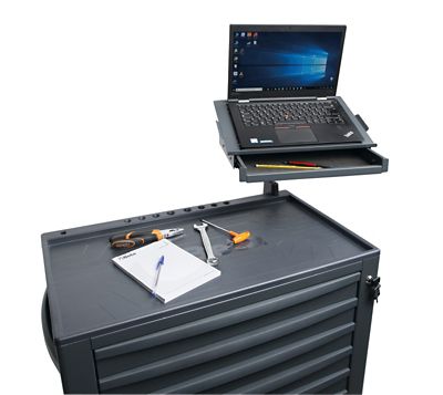 Image showing  Computer Bracket Laptop Holder Accessory for Tool Cabinets