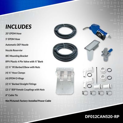 Image showing  12V DEF Transfer Pump with Tote Accessories, 8 GPM, DF012CAN520-RP