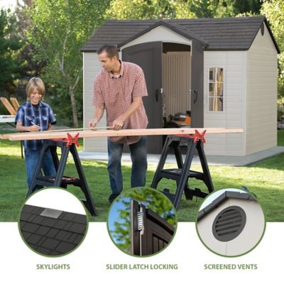 Image showing  Legacy 10 x 8 Garden Style Outdoor Shed