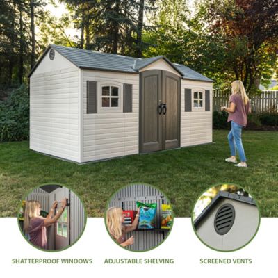 Image showing  Legacy 15 ft. x 8 ft. Outdoor Storage Shed