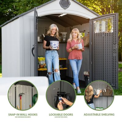 Image showing  Classic 8 ft. x 10 ft. Outdoor Storage Shed