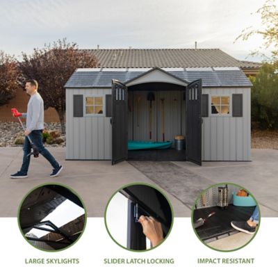 Image showing  Classic 15 x 8 Garden Style Outdoor Storage Shed