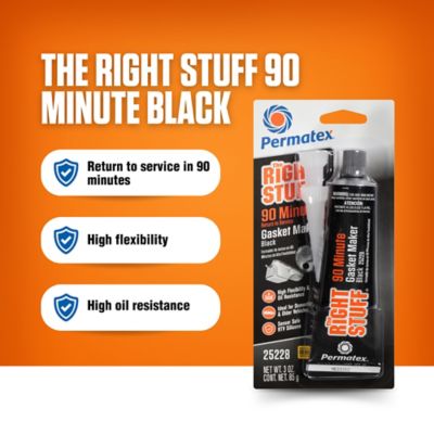 Image showing 5 th Permatex The Right Stuff Black 90 Minute Gasket Maker 3 oz.