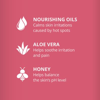 Image showing  Unscented Hot Spot Dog Shampoo with Honeysuckle and Aloe Vera, 32 oz.