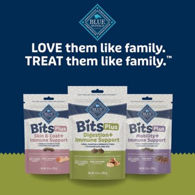 Image showing 7 th Blue Buffalo Bits Plus Digestion + Immune Dog Treats, 9.5 oz.