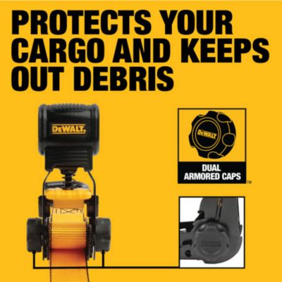 Image showing  1 x 12 Ratchet Tie Downs 1500 lb. 2 pk.