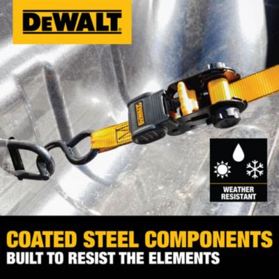 Image showing 5 th DEWALT 1 x 12 Ratchet Tie Downs 1500 lb. 2 pk.