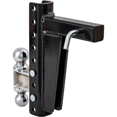Image showing  Adjustable Dual Ball Hitch, 10 in. Rise/Drop