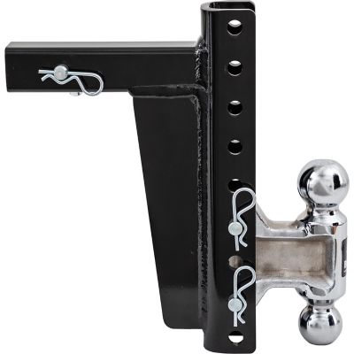 Image showing  Adjustable Dual Ball Hitch, 10 in. Rise/Drop