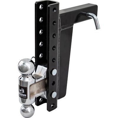 Image showing 5 th Buyers Products Adjustable Dual Ball Hitch, 10 in. Rise/Drop