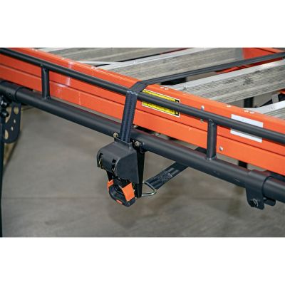 Image showing 6 th Buyers Products Spring Retracting Ratchet Tie Down with Double J-Hook