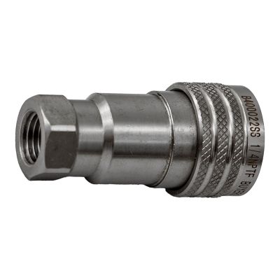 Image showing  Hydraulic Coupler, FEMALE, SST, 1/4 in. NPTF