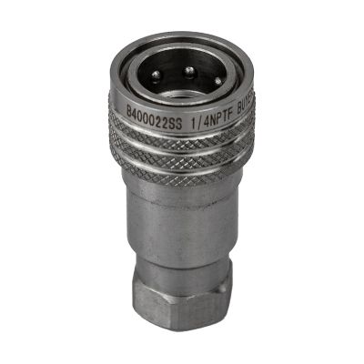 Image showing 5 th Buyers Products Hydraulic Coupler, FEMALE, SST, 1/4 in. NPTF