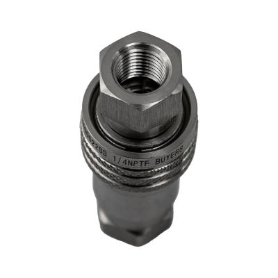 Image showing 6 th Buyers Products Hydraulic Coupler Set, SST, 1/4 in. NPTF