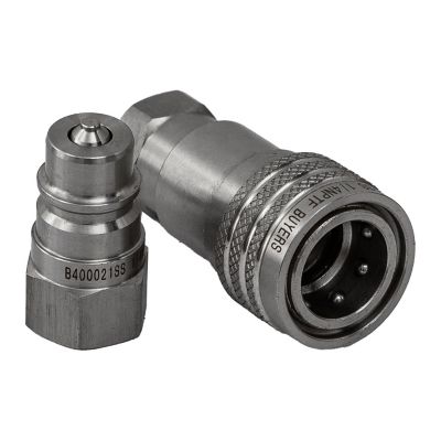 Image showing 7 th Buyers Products Hydraulic Coupler Set, SST, 1/4 in. NPTF