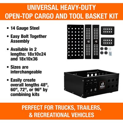 Image showing 6 th Buyers Products Multi-Purpose Storage Basket Kit