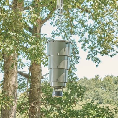 Image showing  30 lb. All-in-One Metal Hanging Deer Feeder