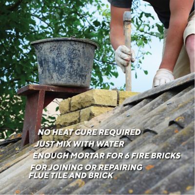 Image showing  Dry Mix 211 Refractory Mortar, Masonry & Fire Brick Cement, 2.5 lb. Tub