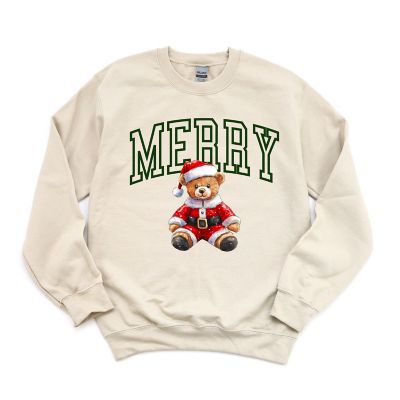 Simply Sage Market Women's Merry Bear Sweatshirt