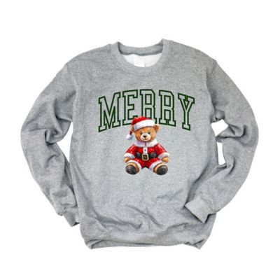 Simply Sage Market Women's Merry Bear Sweatshirt