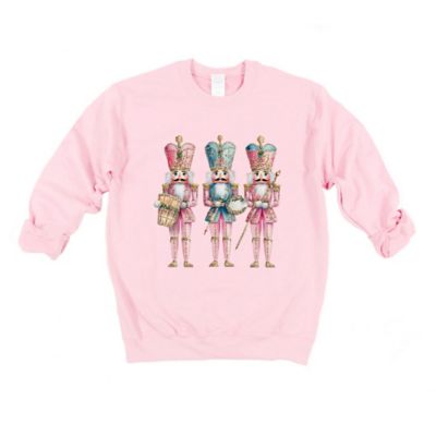 Simply Sage Market Women's Nutcracker Pink Sweatshirt