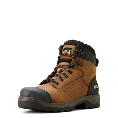 Image showing 0 th Ariat Men's Turbo Duratread XTR 6 Inch Waterproof Carbon Toe Work Boot