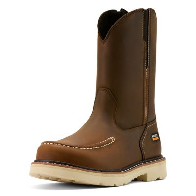 Image showing 0 th Ariat Men's Rebar Lift Pull-On Moc Toe Work Boots