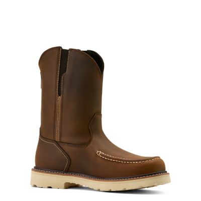 Image showing 2 th Ariat Men's Rebar Lift Pull-On Moc Toe Work Boots