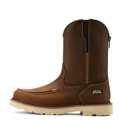Image showing 4 th Ariat Men's Rebar Lift Pull-On Moc Toe Work Boots