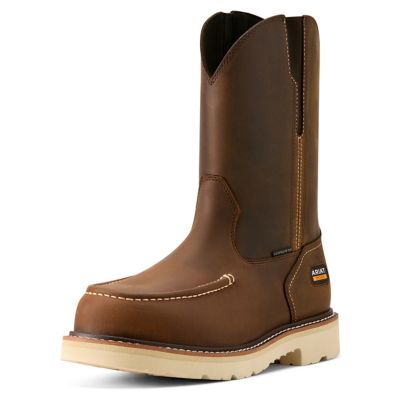 Ariat Men's Rebar Lift Pull-on Moc Toe Composite Toe Work Boots