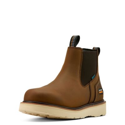 Ariat Men's Rebar Wedge Chelsea Waterproof Work Boot