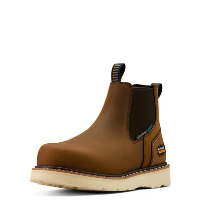 Ariat Men's Rebar Wedge Chelsea Waterproof Composite Toe Work Boot