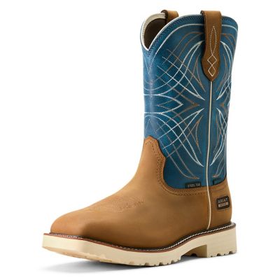 Image showing 0 th Ariat Men's Activator Waterproof Steel Toe Work Boots