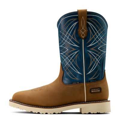 Image showing 4 th Ariat Men's Activator Waterproof Steel Toe Work Boots