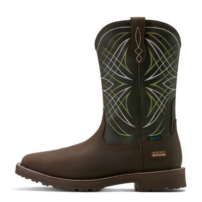 Image showing 4 th Ariat Men's Activator Waterproof Soft Toe Work Boots