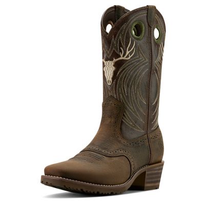 Ariat Men's Hybrid Roughstock Antler Western Boot