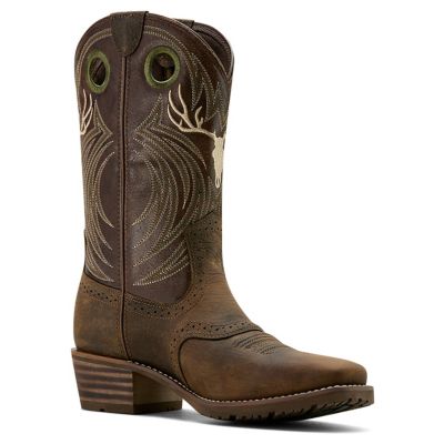 Image showing  Men's Hybrid Roughstock Antler Western Boot