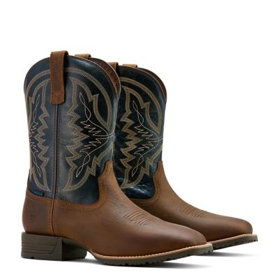 Image showing  Men's Hybrid Ranchwork Waterproof Western Boot