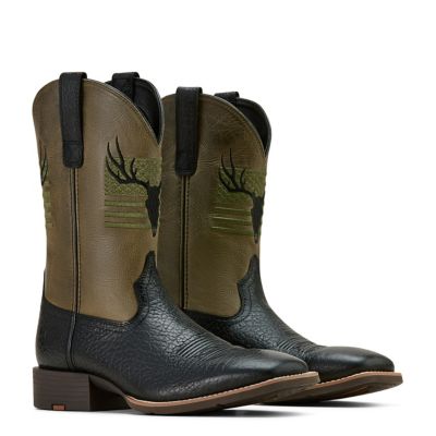 Image showing 4 th Ariat Men's Sport Antlers Western Boot