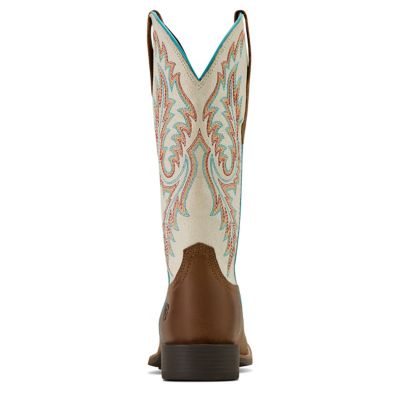Image showing 2 th Ariat Women's Round Up Wide Toe Stretchfit Western Boots