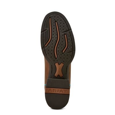 Image showing 6 th Ariat Women's Round Up Wide Toe Stretchfit Western Boots
