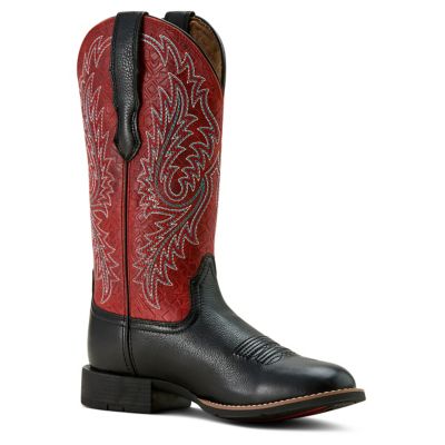 Image showing  Women's Round Up Wide Toe Stretchfit Western Boots