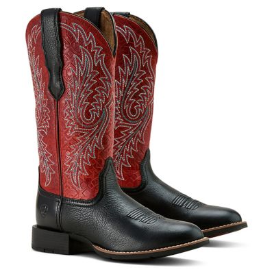 Image showing  Women's Round Up Wide Toe Stretchfit Western Boots