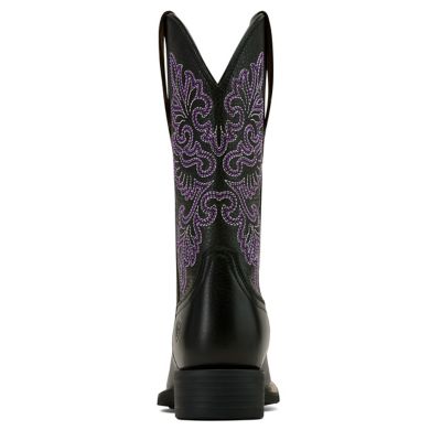 Image showing 2 th Ariat Women's Round Up Wide Square Toe StretchFit Western Boots
