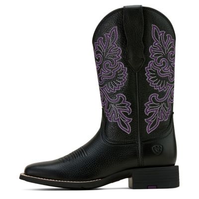 Image showing 5 th Ariat Women's Round Up Wide Square Toe StretchFit Western Boots
