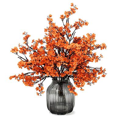 Red Shed 20 in. Fall Orange Florals in Vase