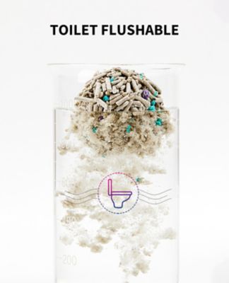 Image showing  Tofu Based Flushable Clumping Cat Litters 16lb