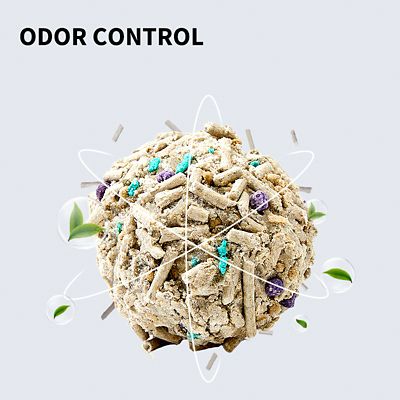 Image showing 6 th Petkit Tofu Based Flushable Clumping Cat Litters 16lb