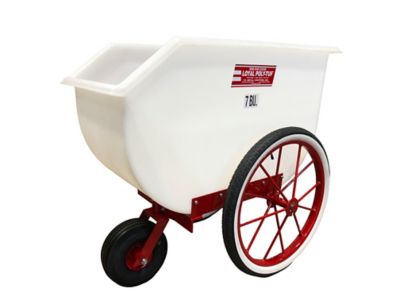Image showing  Poly-Tuf 24 in. Wheel 7 Bu. Feed Cart