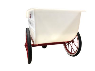Image showing 6 th Loyal Poly-Tuf 24 in. Wheel 14 Bu. Wide Feed Cart